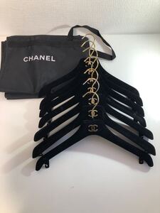 1-227 CHANEL シャネル ハンガー 幅 約40㎝ 洋服ケース 7本セット テーラーバッグ 収納袋 ユニセックス 男女兼用