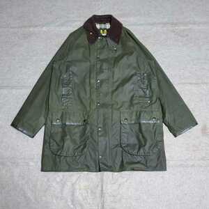 希少モデル　90s マークフィリップス　L　Barbour バブアー bedale ビデイル　 ボーダー　ヴィンテージ　セージ　コート　ジャケット