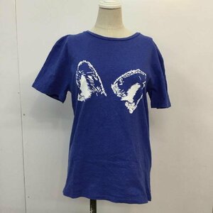 KITSUNE 表記無し キツネ Tシャツ 半袖 T Shirt 青 / ブルー / 10050389