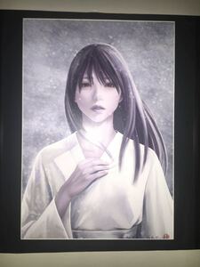 桂正和　雪女　複製原画　アシタノホラー展　アイズ　葦月伊織　鳥山明