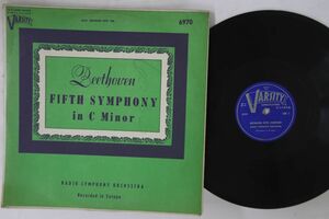 米78RPM/SP Radio Symphony Beethoven Fifth Symphony In C Minor 6970 VARSITY /00500
