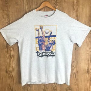 USA製 90s NIKE 銀タグ VOLLEYBALL FESTIVAL Tシャツ メンズ XL 90年代 ナイキ バレーボール s24070122