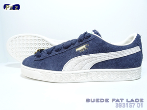 ■PUMA■ スウェード ファットレース(28cm) ■NVY/WHT■393167 01