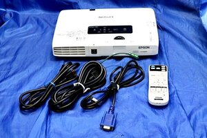 ◆輝度2600lm/537ｈ・52ｈ◆ EPSON/エプソン 液晶プロジェクター ★EB-1761W/リモコン＆HDMI・VGAケーブル付★ 在854Ｙ