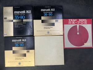 オープンリールテープ maxell XLII 35-90 マクセル Position EE/For Studio Mastering Use/TEAC REEL RE-702/AKAI/