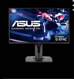 【美品】ASUS VG258 Gaming Monitor エイスース ゲーミング液晶モニター 高さ調整可 24.5インチ フルHD解像度 高速駆動 G-SYNC対応製品