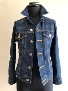 ★定価3万23区DENIMデニムジャケットジージャン32★紺