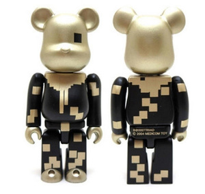 BE@RBRICK TRIIAD 100％ 新品 ベアブリック フランス限定品 希少 2005年 メディコムトイ MEDICOMTOY　即決