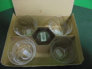 ガラスコレクション　モール冷茶グラス　5個セット