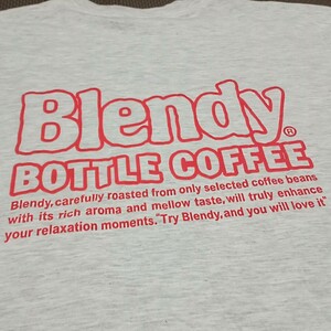 美品 90s Blendy BOTTLE COFFEE Tシャツ　シングルステッチ　ブレンディ　AGF