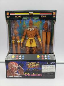 即決 新品 未開封 ウルトラストリートファイターII Ultra Street Fighter ダルシム Dhalsim 1/12 可動 アクションフィギュア Jada Toys