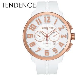 テンデンス 腕時計 メンズ レディース モダン 3Dインデックス シリコンベルト クロノグラフ サプライズプレゼント 父の日