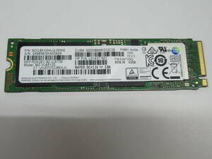 ★☆1円 ～スタート☆SAMSUNG SSD M.2 2280 NVMe 512GB 使用時間:43041H☆★