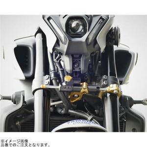 HYPERPRO ハイパープロ 22113034B CNCステアリングダンパーステー 68mm/TYPE-1 ブラック(ピロボール逆) MT-09/XSR900