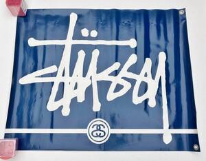 STUSSY Stock Bar Banner フラッグ ストックロゴ シャネルロゴ 