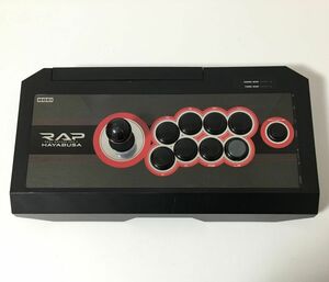 ★通電確認済,現状品★HORI ホリ PS4-046(U/E) RAP リアルアーケードPro.V HAYABUSA コントローラー アケコン ホリコン PS4/PS3/PC対応