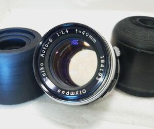 ★★希少！超美品★★OLYMPUS オリンパス G.ZUIKO 40mm F1.4 PEN用★完動品★