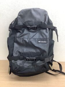 ◯営NI054-A9T80【埼玉発】Columbia リュック PVC BLK カモフラ 218 PU8228 バックパックマチ約16.5cm 高さ約50.5cm 幅約29cm 現状品