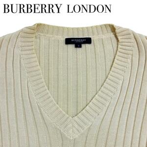 バーバリーロンドン　BURBERRY ウール100％ 長袖 ニット トップス セーター 洋服 レディース