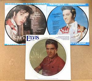 ■状態良好■Elvis Presley(エルヴィス・プレスリー) ピクチャー盤3枚セット! Hot Dog/Lover Doll/A Legendary Performer - Volume 3