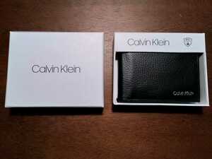 USA購入 CALVIN KLEIN カルバン クライン 二つ折り財布 カードケース ブラック 新品未使用