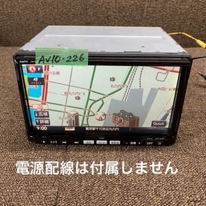 AV10-226 激安 カーナビ MAZDA SANYO C9Y7 V6 650 NVA-MS5210 0F122733 メモリーナビ CD DVD 本体のみ 簡易動作確認済み 中古現状品