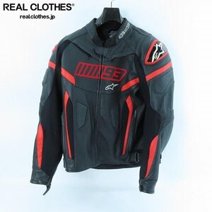 ☆alpinestars/アルパインスターズ マルク マルケスモデル MM93 LEATHER JACKET/レザー ジャケット 3100919KI/42 /060