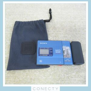 SONY ソニー MZ-R50/ポータブルMDレコーダー/ブルー/MDプレーヤー/WALKMAN/動作未確認/ジャンク【U4【SK