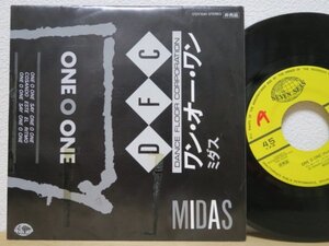 7★ミダス MIDAS / ONE O ONE (RADIO VERSION) (DUB VERSION) (ITALO/HOUSE/DISCO/DFC/89年 JAPAN PROMO ONLY 非売品)