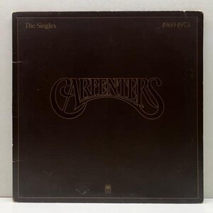 良好盤!! エンボス凹凸仕様 USオリジナル CARPENTERS Singles 1969 - 1973 (