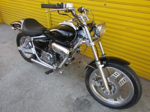 ●中古 ホンダ HONDA マグナ50 ブラック 88cc タケガワ カスタム アメリカン