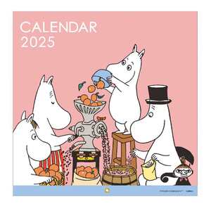 壁掛けカレンダー2025年 ムーミン 2025Calendar 北欧 学研ステイフル