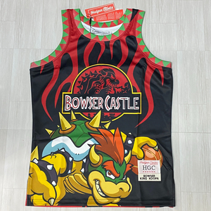 USA限定 【S】 Headgear Classics 限定アイテム 大魔王クッパ BowserCastle バスケシャツ タンクトップ スーパーマリオ NBA