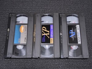 使用済みTDK S-VHSビデオカセットテープ【3本セット】【XA/XP】