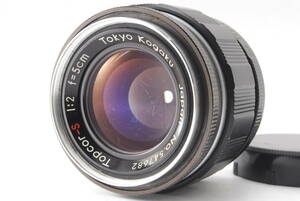 [AB-品]Tokyo Kogaku Japan Topcor-S 50mm F2 Lマウント★Leica★ブラック★3001