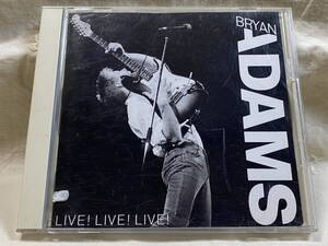 BRYAN ADAMS - LIVE! LIVE! LIVE! PCCY-10080 CSR刻印 国内初版 日本盤