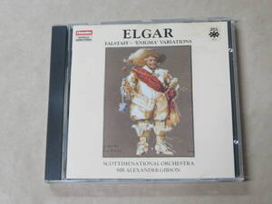 Elgar: Falstaff / Variations on an Original Theme　/　Sir Alexander Gibson（アレクサンダー・ギブソン）　/　西ドイツ盤　CD