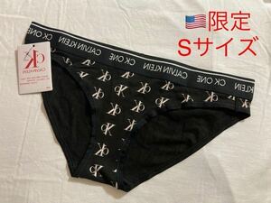 新品 Calvin Klein USA カルバンクライン黒ビキニショーツ Sサイズ