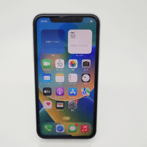 1円～初期化済み Apple iPhoneXR 64GB au 利用制限◯ MT032J/A 白 ホワイト ※液晶傷有 simロック有 動作確認済み 送料無料！！