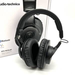 1円 オーディオテクニカ ワイヤレスヘッドホン Bluetooth ブラック ATH-M20xBT 起動確認済