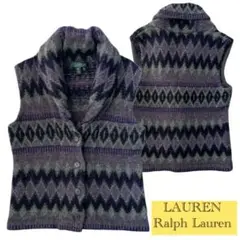 レア✨LAUREN Ralph Lauren ラムウール ニット ベスト S