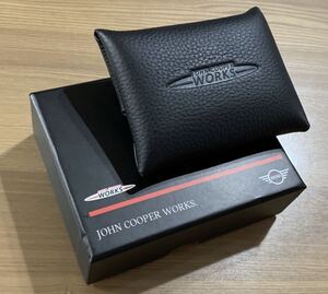 ★BMW MINI JOHN COOPER WORKS. レザーケース★牛革製 コインケース ブラック 未使用 非売品