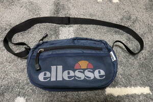 未使用品 ☆ エレッセ / ellesse　 ショルダーバッグ　　ネイビー系 送料：370円 