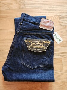 新作　送料込★東洋 SUGAR CANE シュガーケーン　SC42021A L-32 2021MODEL DENIM （SLIM TAPERED）14.25oz スリムテーパード　32