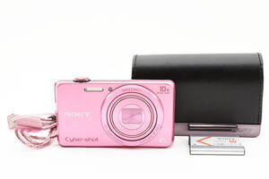 【美品】ソニー Sony Cyber-shot DSC-WX220 Digital Camera Pink ピンク コンパクト デジカメ コンデジ #0146