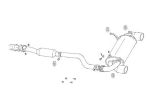 FUJITSUBO フジツボ マフラー レガリスR フェアレディZ Z33 VQ35DE H16.9～H17.9