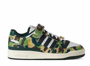 A BATHING APE × adidas Forum 84 Low 30th Anniversary "Green Camo" 29cm ID4771