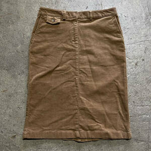 L.L.Bean エルエルビーン Classic Fit コーデュロイ スカート サイズ11 ブラウン