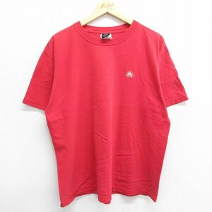 XL/古着 ナイキ NIKE 半袖 ビンテージ Tシャツ メンズ 00s ワンポイントロゴ ACG 大きいサイズ コットン クルーネック 赤 レッド 23jun 2OF