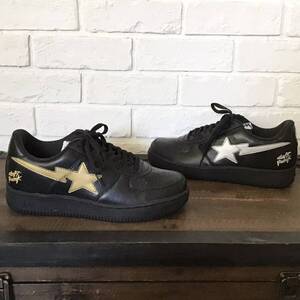 ★未使用品★ 2005年 Daft Punk BAPE STA レザー スニーカー 28cm a bathing ape エイプ ベイプ ダフトパンク ベイプスタ NIGO z2375